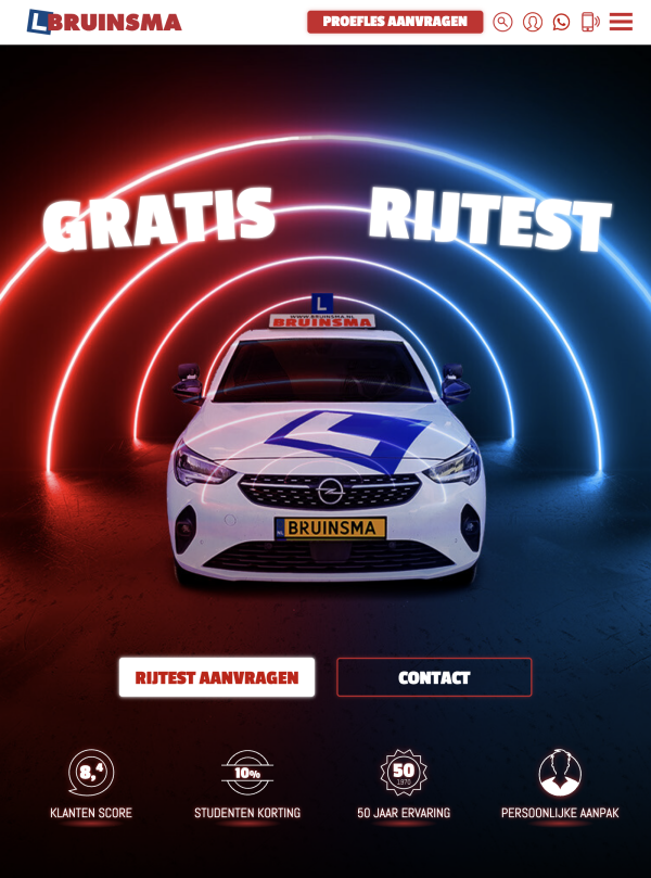 Screenshot tablet Bruinsma